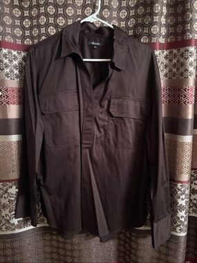 Madewell crisp cotton blouse